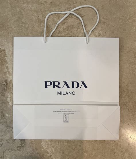 paper bag prada original|Prada bag price.